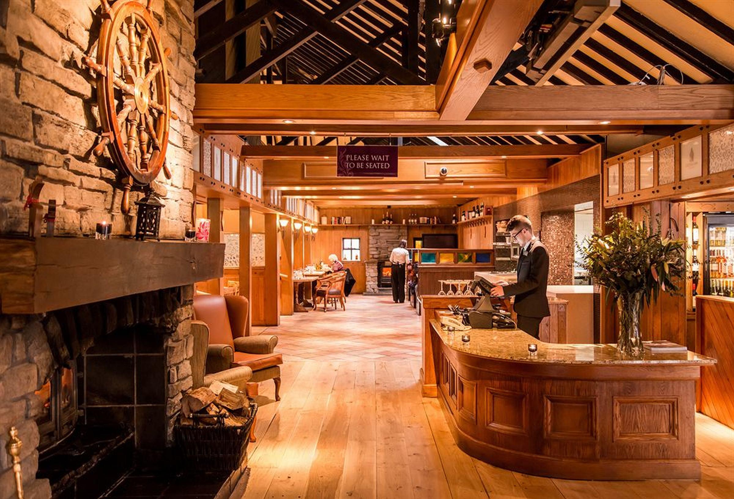 The Culloden Estate And Spa Холивуд Экстерьер фото The interior of the restaurant