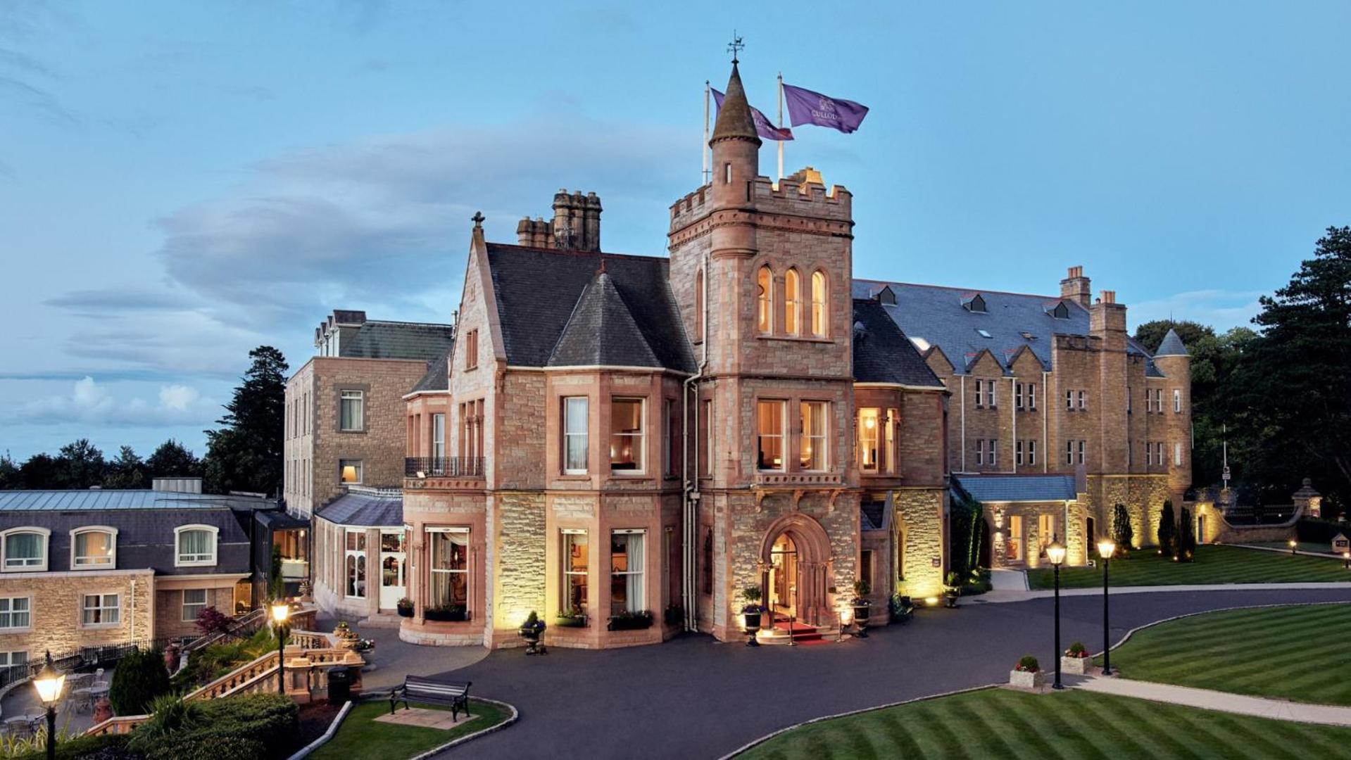 The Culloden Estate And Spa Холивуд Экстерьер фото The main entrance of the hotel